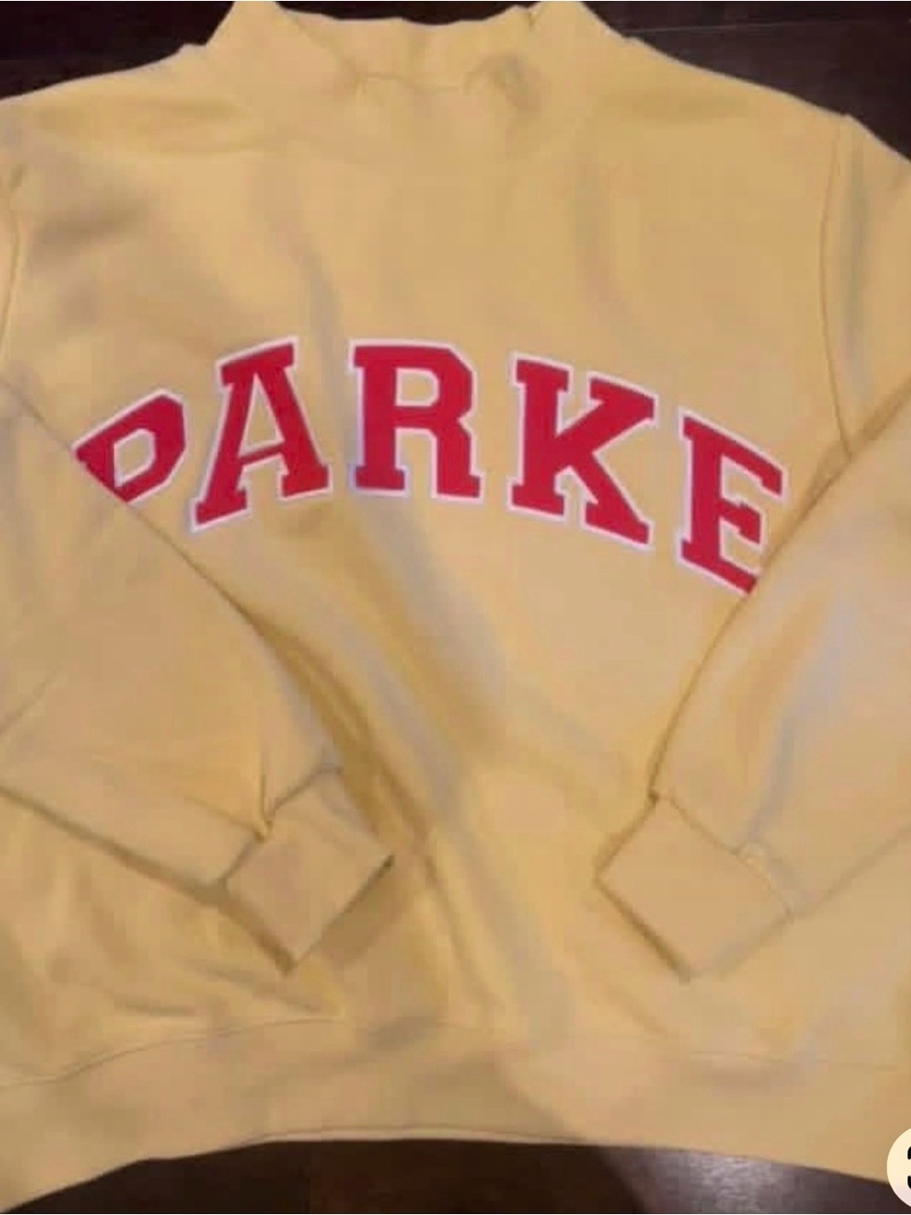Parke mockneck size L/XL in lemonade